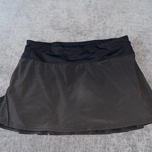 Black Lululemon Running Skirt